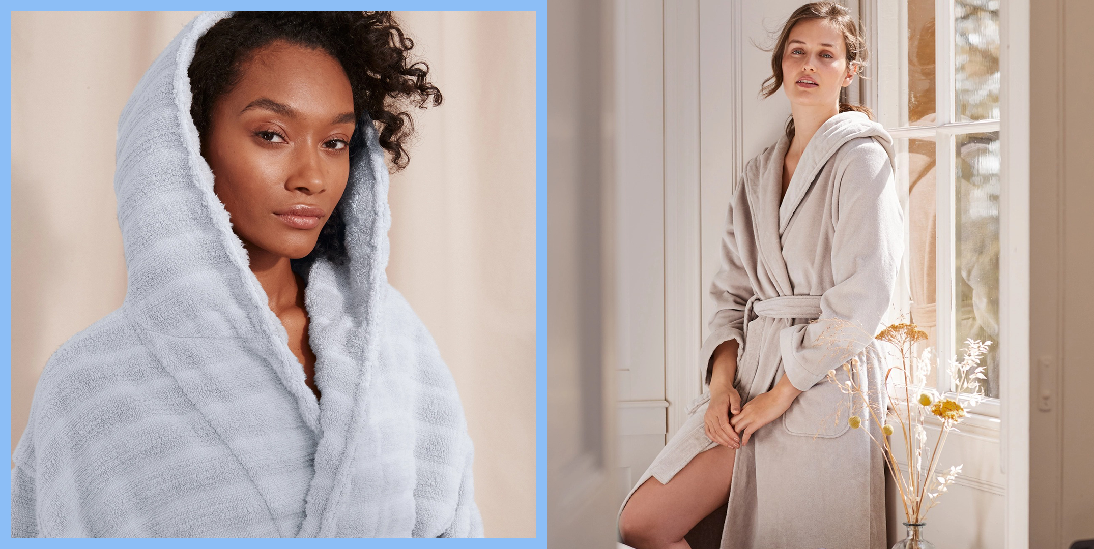 Ladies' Dressing Gowns | Fluffy & Hooded Dressing Gowns